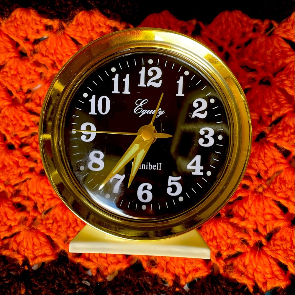 Vintage Minibell Equity Clock